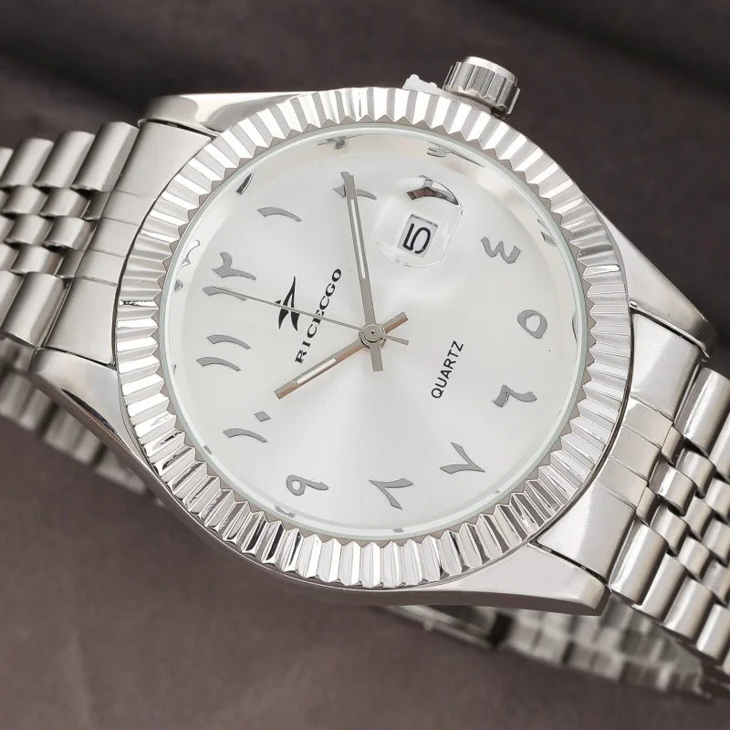 Fashion Men'S Watches Date High-End Luxury Casual Sport Clock Classic Business Quartz Male Stainless Steel Wristwatches
