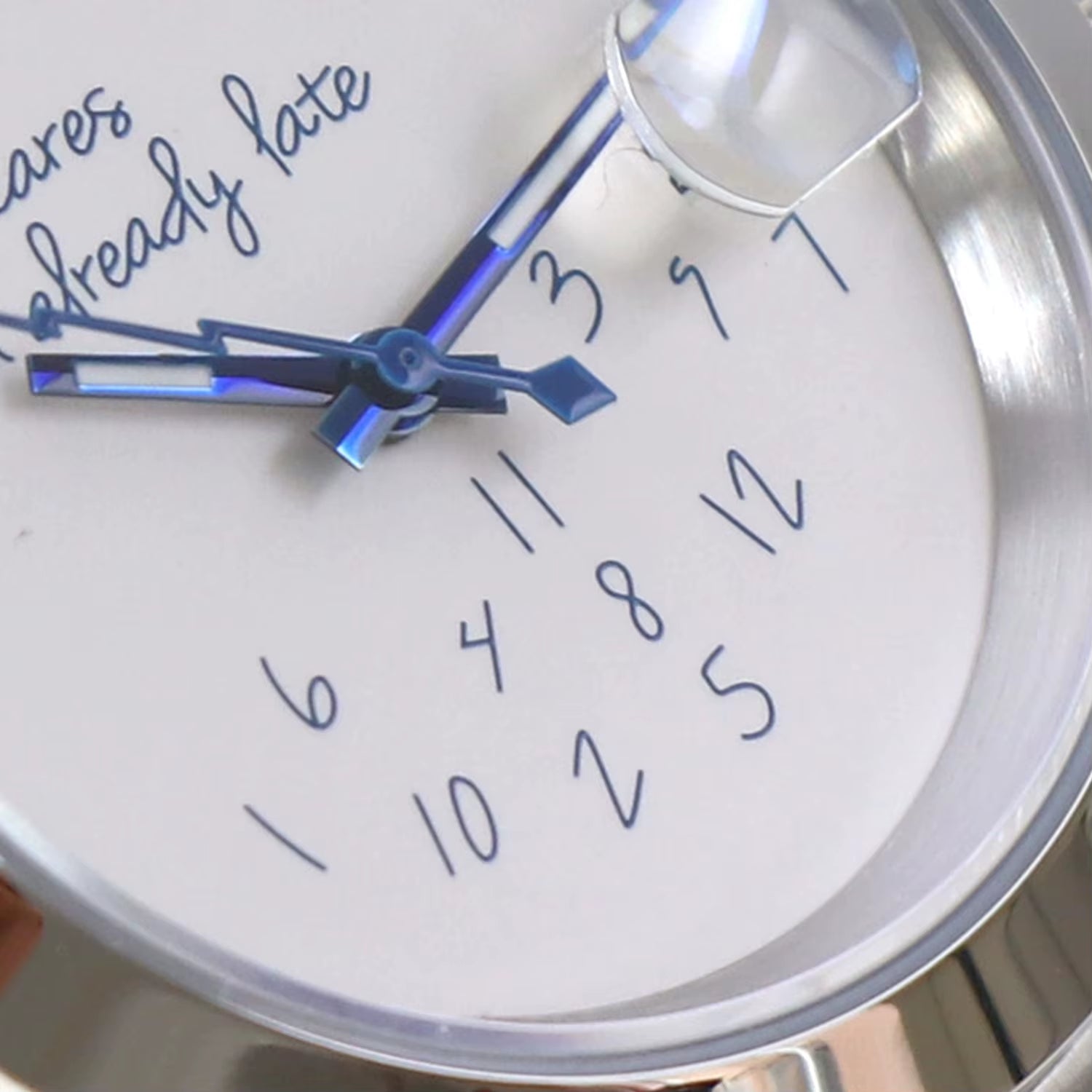 NH35 Watch for Who Cares Im Already Late NH35 Automatic Movement Sapphire Crystal 36Mm/39Mm NH35 No Logo Watches